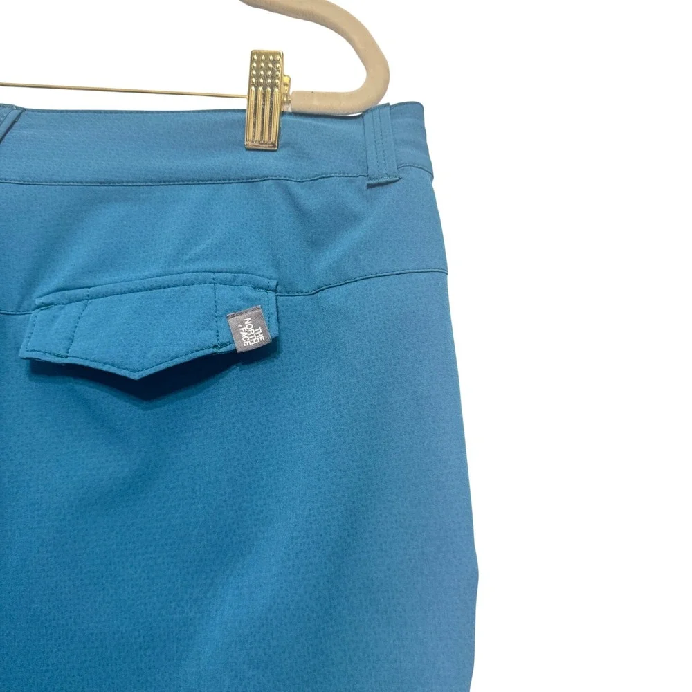 The North Face Hiking Shorts Mens 36 Blue Teal Regular Fit Technical‎ Outdoor